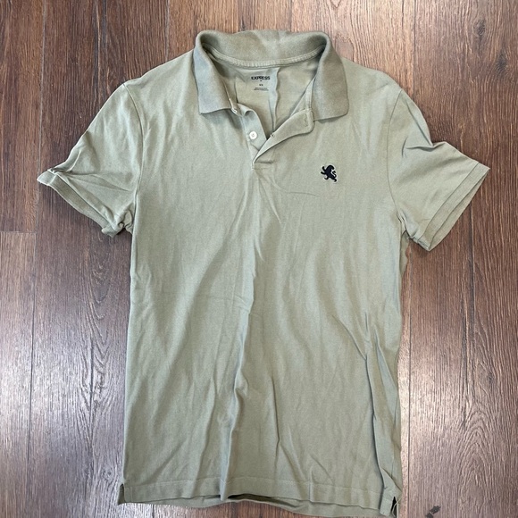 Express olive polo SZ MED - Picture 1 of 5